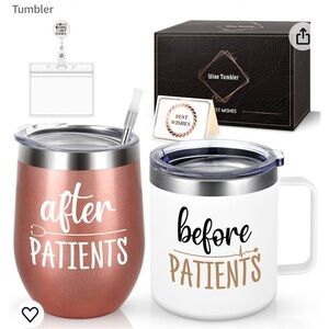 BRAND NEW mug and wine tumbler kit